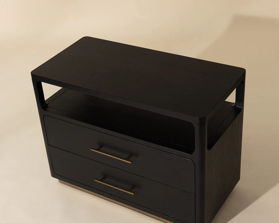 Danette Nightstand-Black