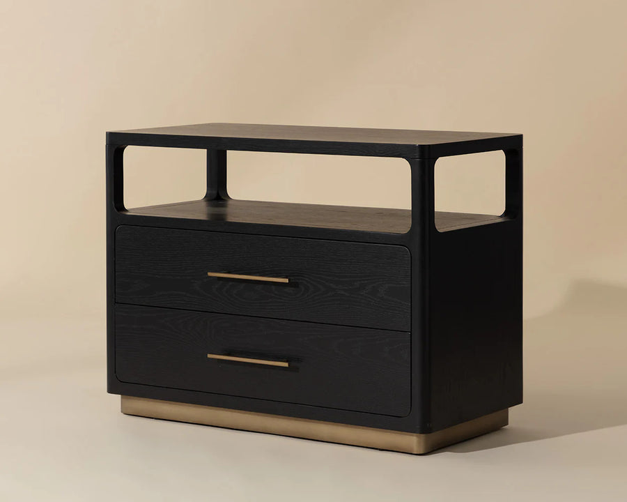 Danette Nightstand-Black