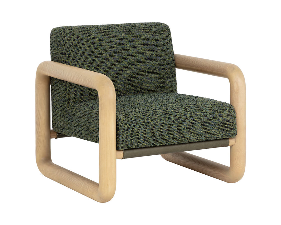 Nubo Lounge Chair-Noah Meadow / Ludlow Dark Olive