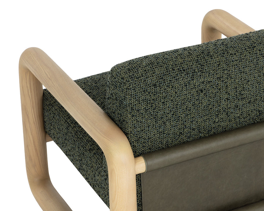 Nubo Lounge Chair-Noah Meadow / Ludlow Dark Olive