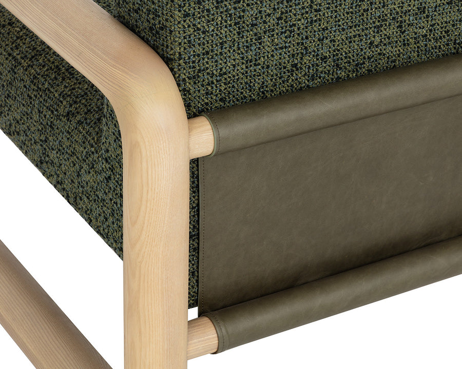 Nubo Lounge Chair-Noah Meadow / Ludlow Dark Olive