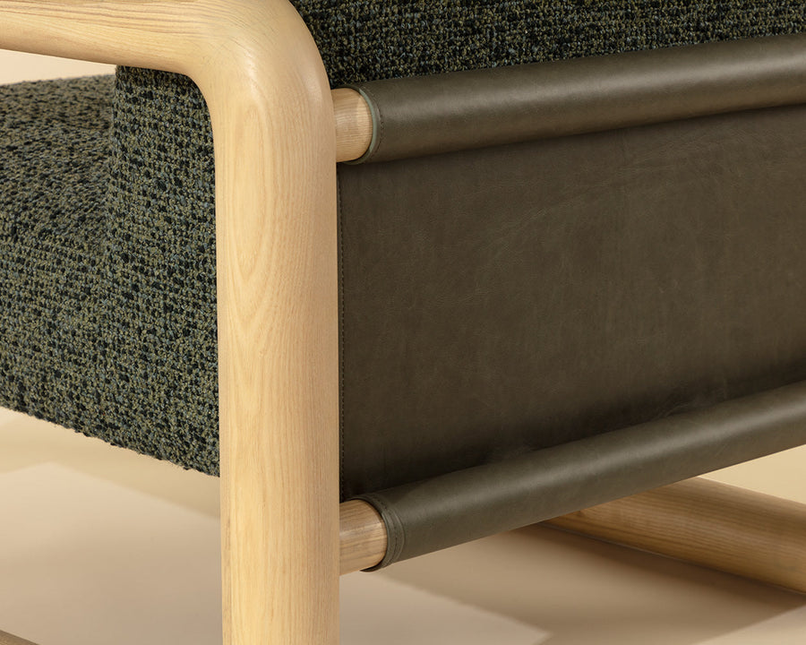 Nubo Lounge Chair-Noah Meadow / Ludlow Dark Olive