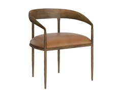Zanatta Dining Armchair-Tan