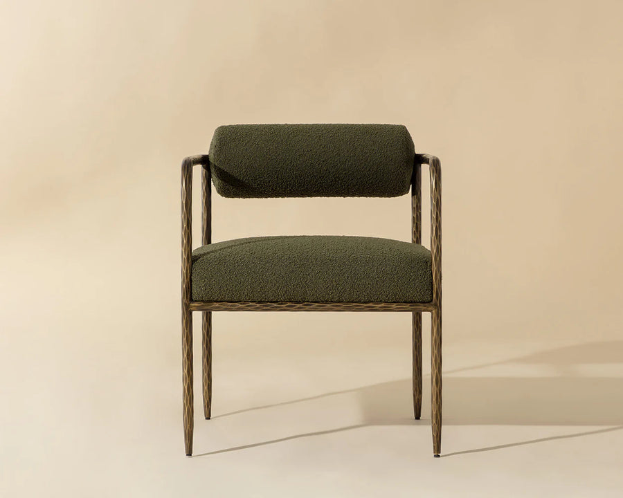 Ajani Dining Armchair-Copenhagen Olive