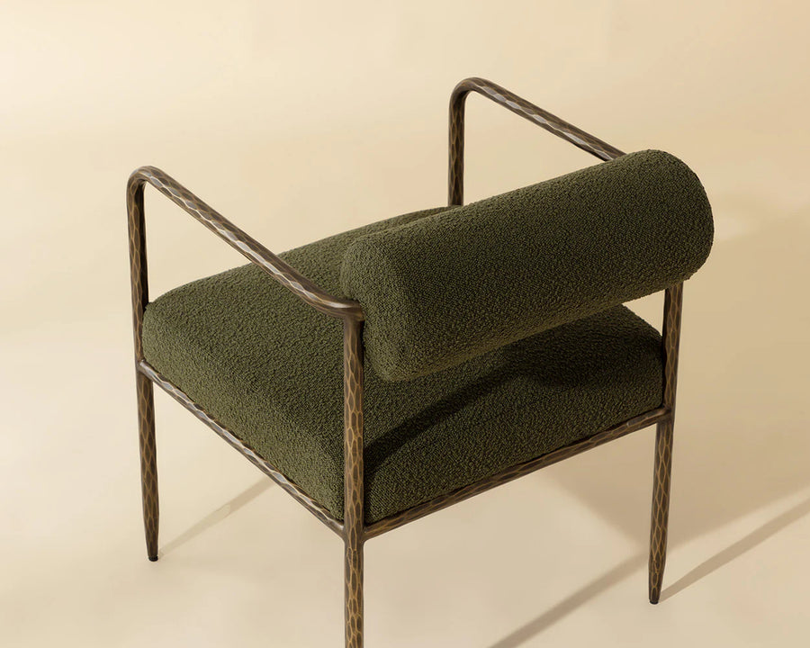 Ajani Dining Armchair-Copenhagen Olive