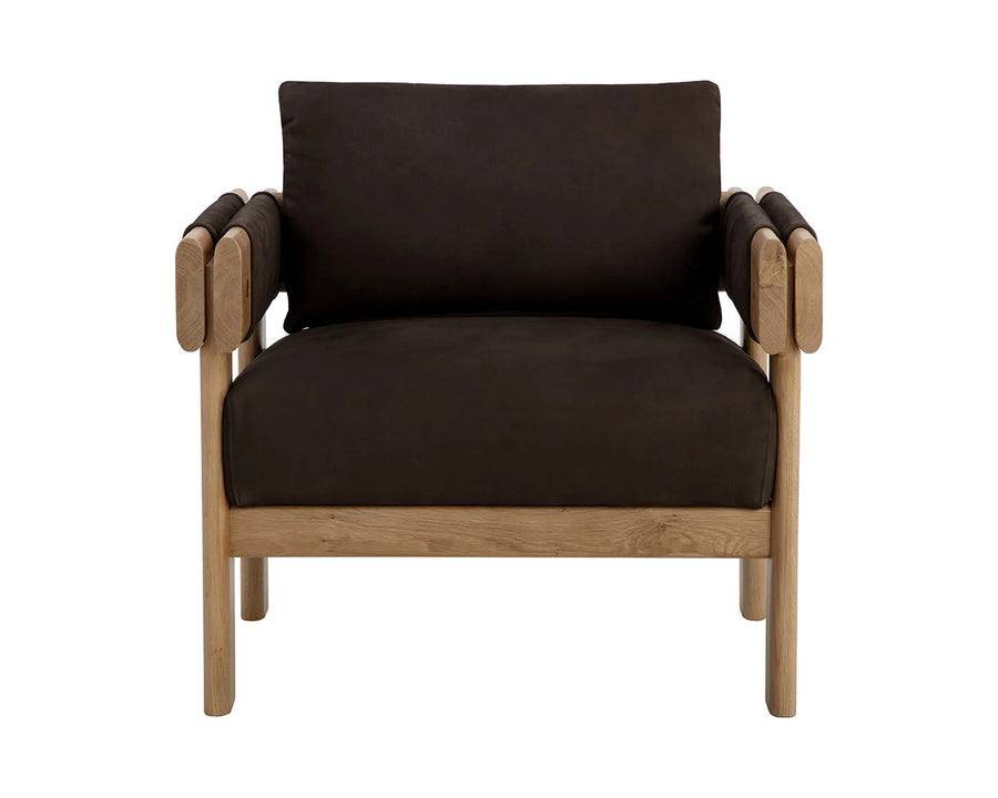 Carmichael Lounge Chair-Nubuck Cocoa
