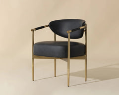 Heloise Dining Armchair-Bravo Black