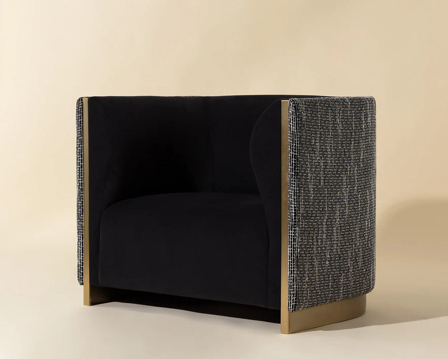 Larron Armchair-Abbington Black/Hobbes Night