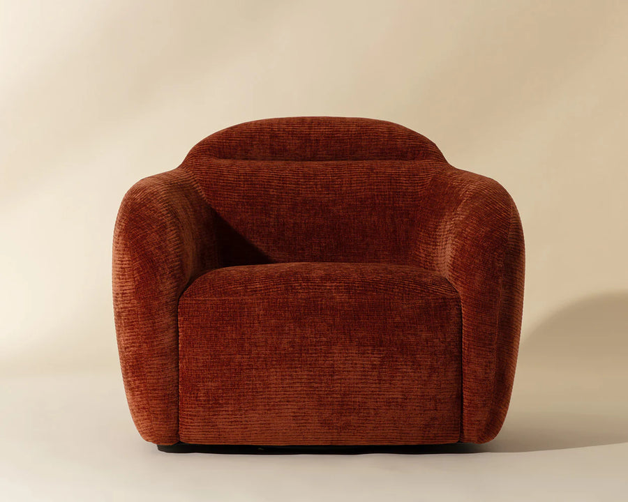 Ismo Swivel Lounge Chair-Opera Spice