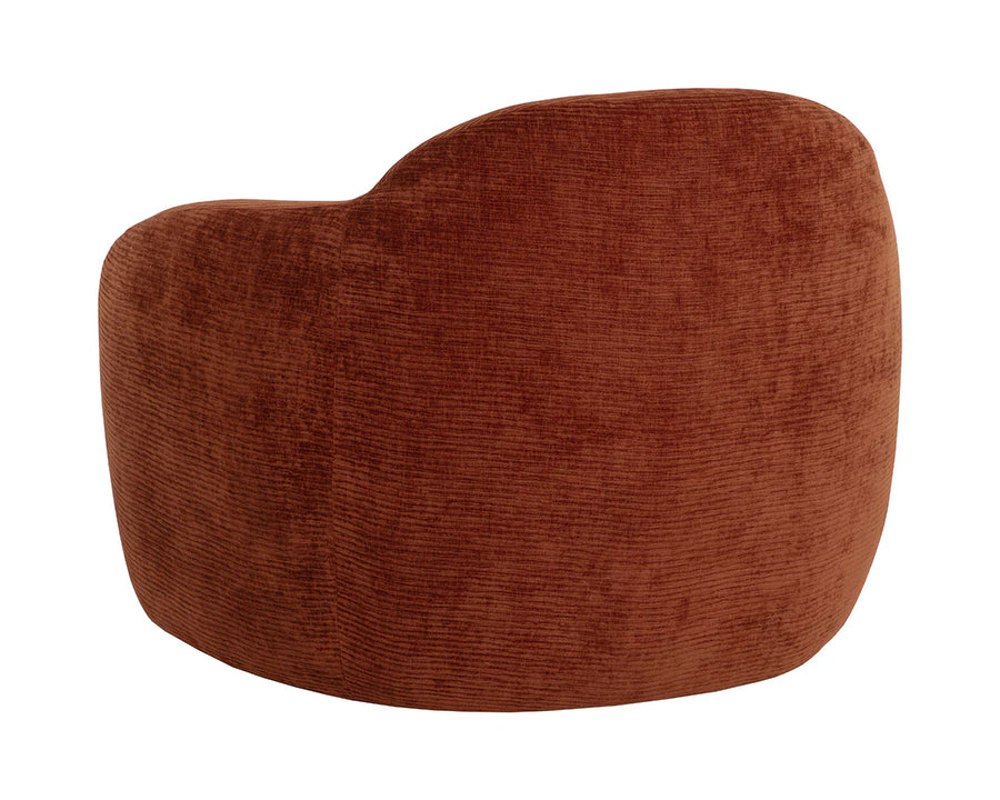 Ismo Swivel Lounge Chair-Opera Spice