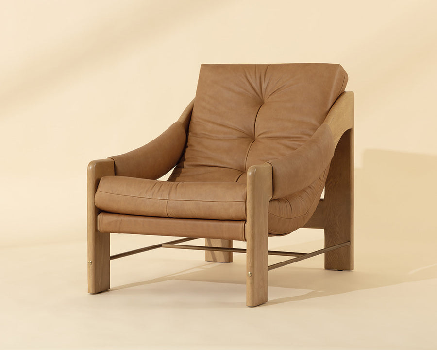 Rafferty Lounge Chair - Rustic Oak