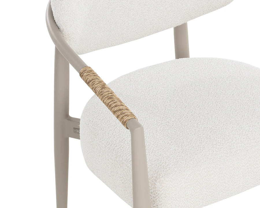 Marita Dining Armchair - Greige