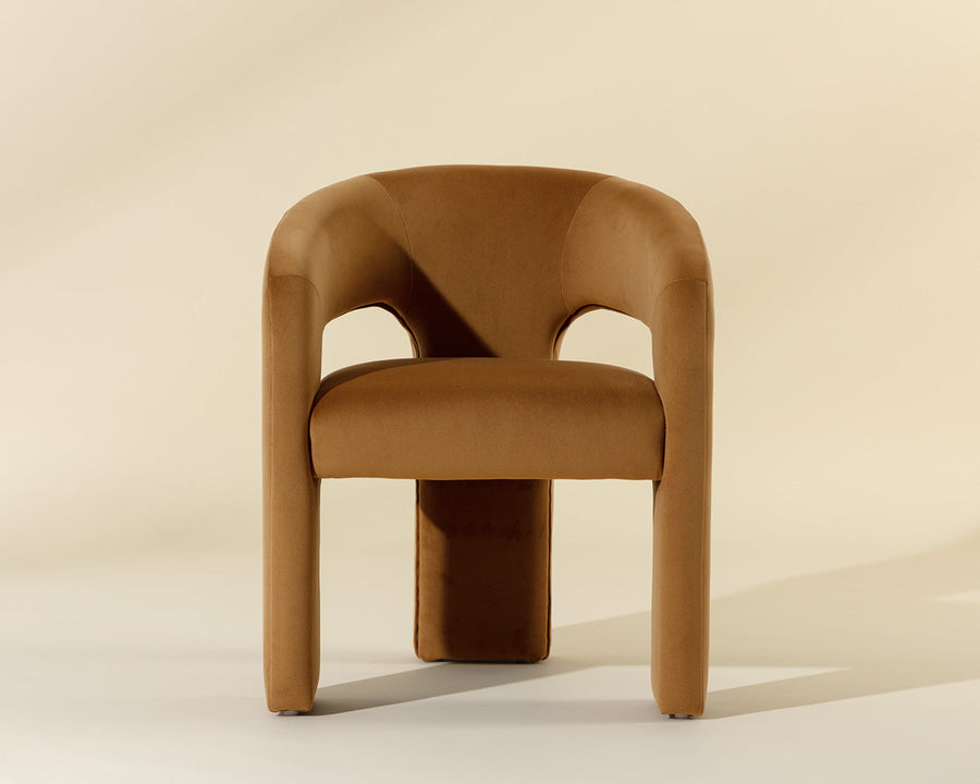 Isidore Dining Armchair-Meg Gold