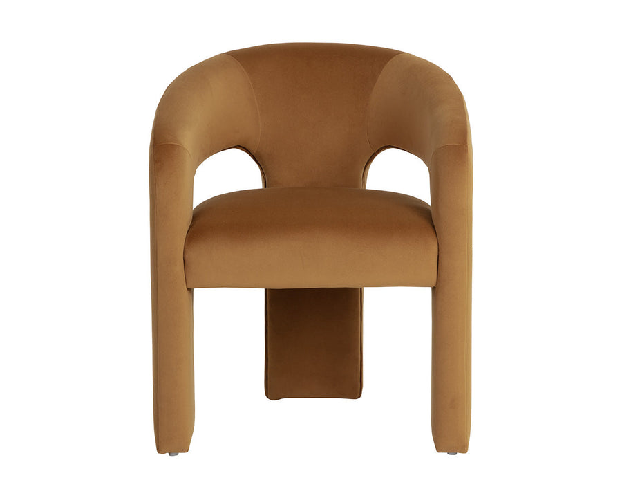 Isidore Dining Armchair-Meg Gold