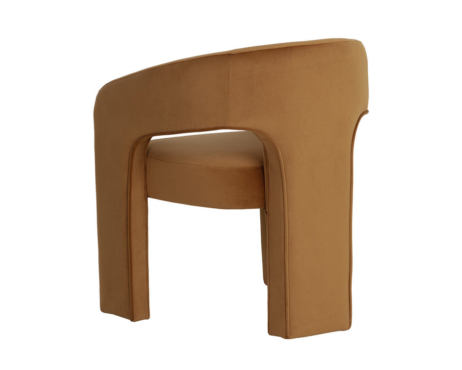 Isidore Dining Armchair-Meg Gold