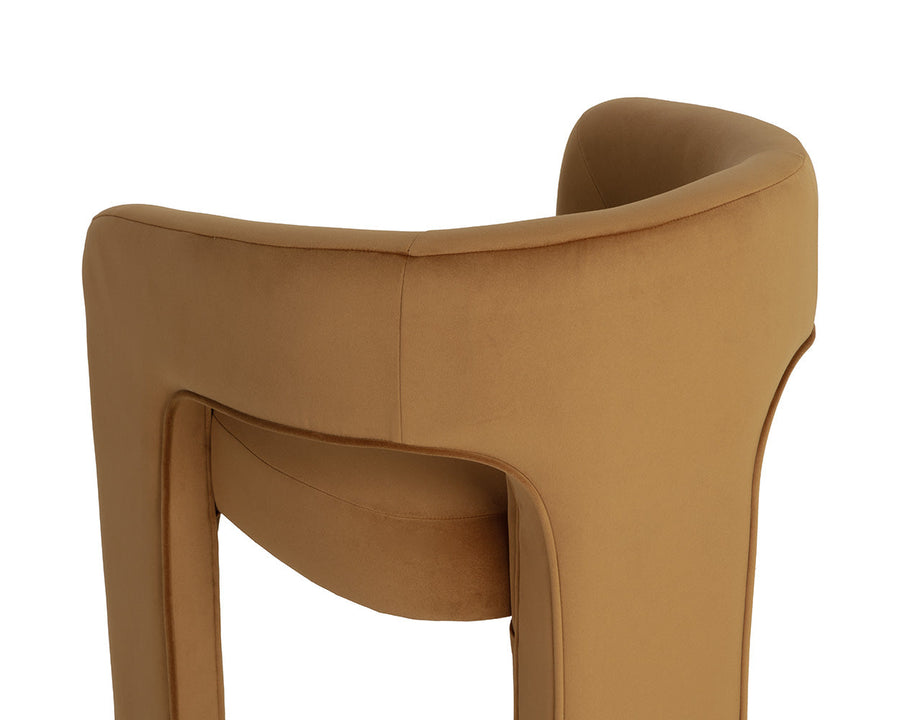 Isidore Dining Armchair-Meg Gold