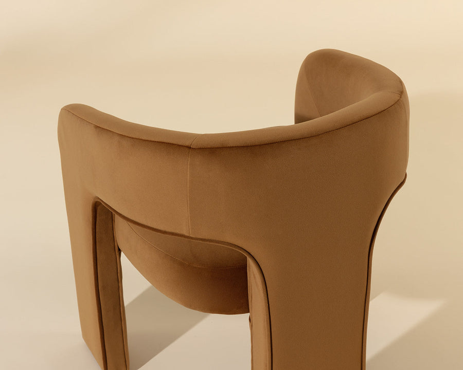 Isidore Dining Armchair-Meg Gold