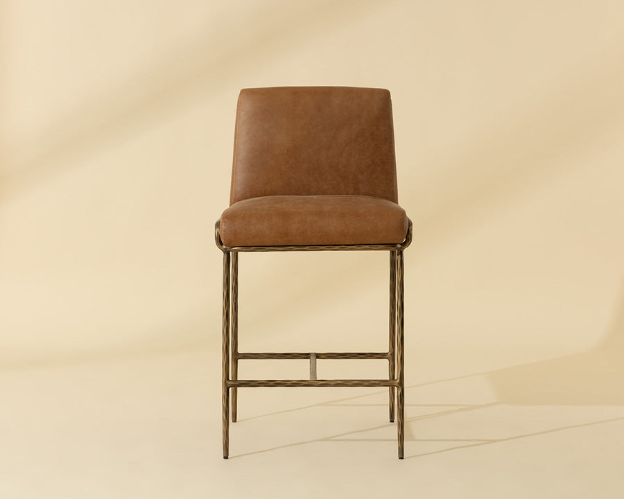 Lathan Counter Stool-Tan #3