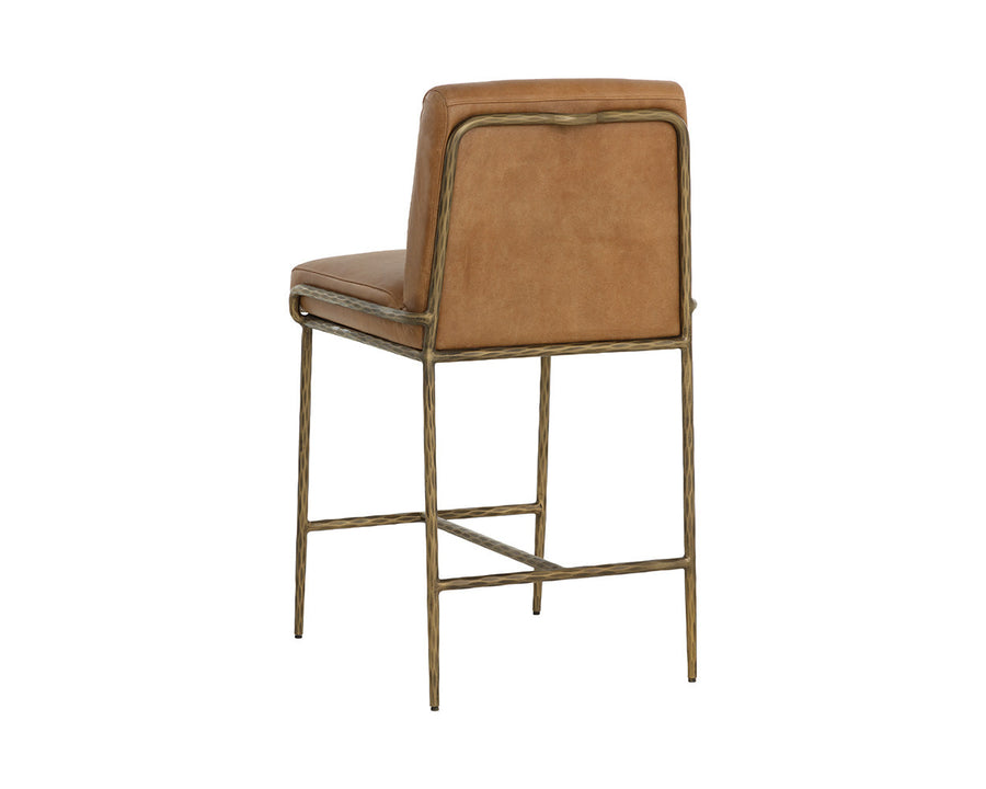 Lathan Counter Stool-Tan #3