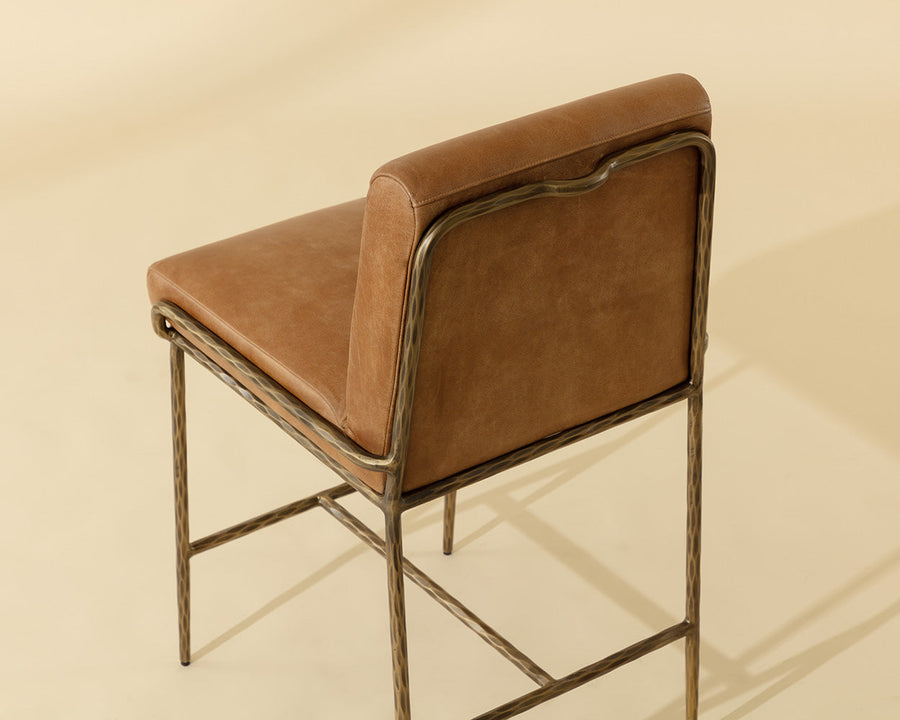 Lathan Counter Stool-Tan #3