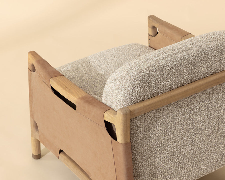 Calloway Lounge Chair - Light Oak