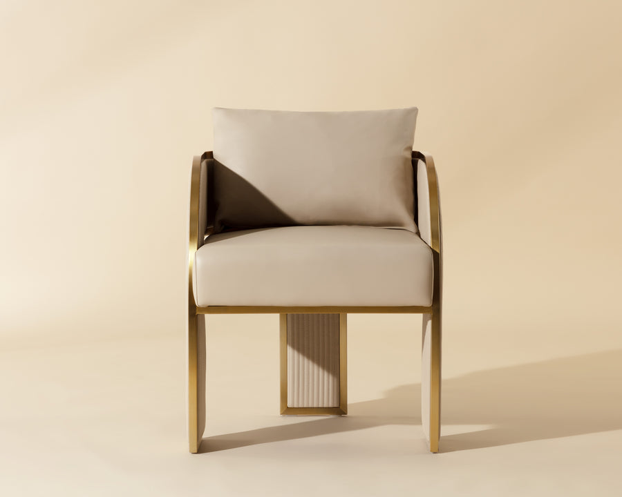 Baz Dining Armchair-Napa Beige