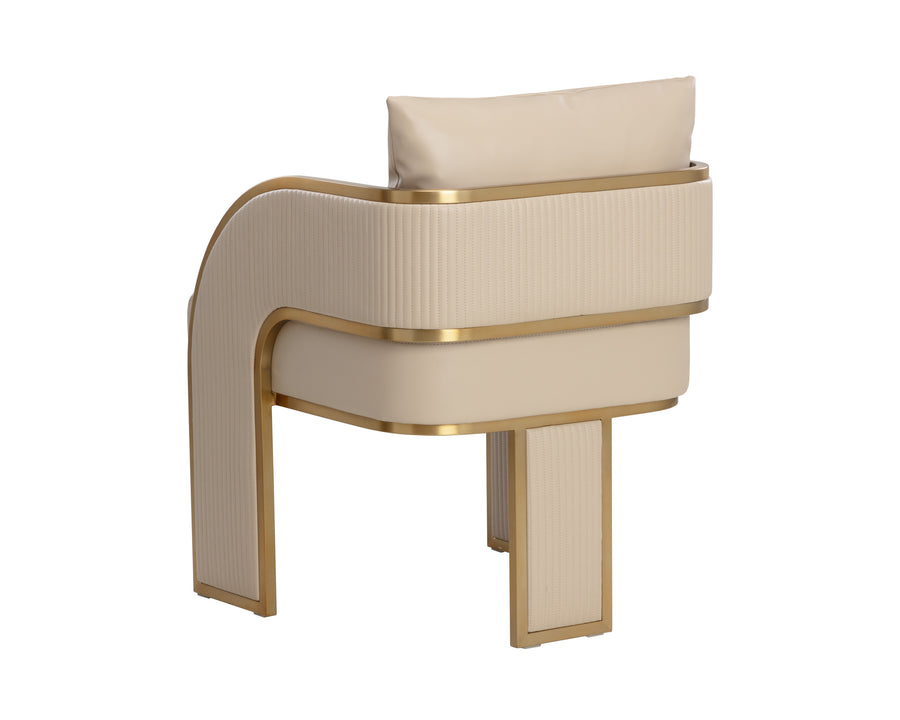 Baz Dining Armchair-Napa Beige