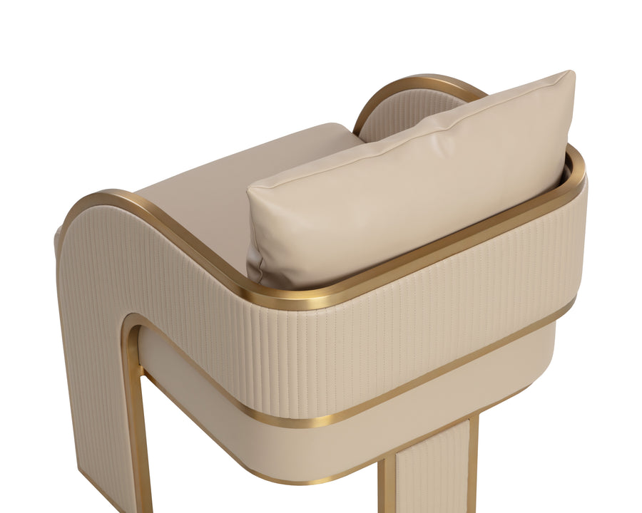 Baz Dining Armchair-Napa Beige