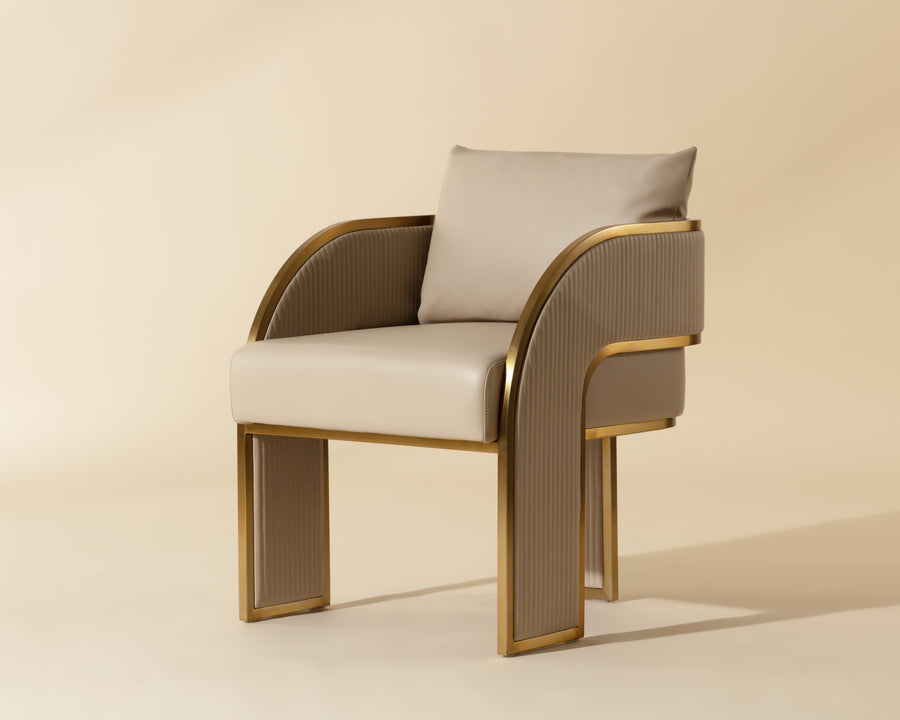 Baz Dining Armchair-Napa Beige