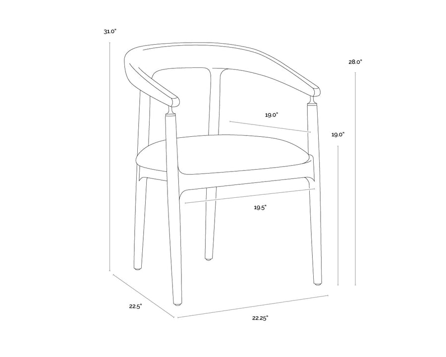Valmont Dining Armchair