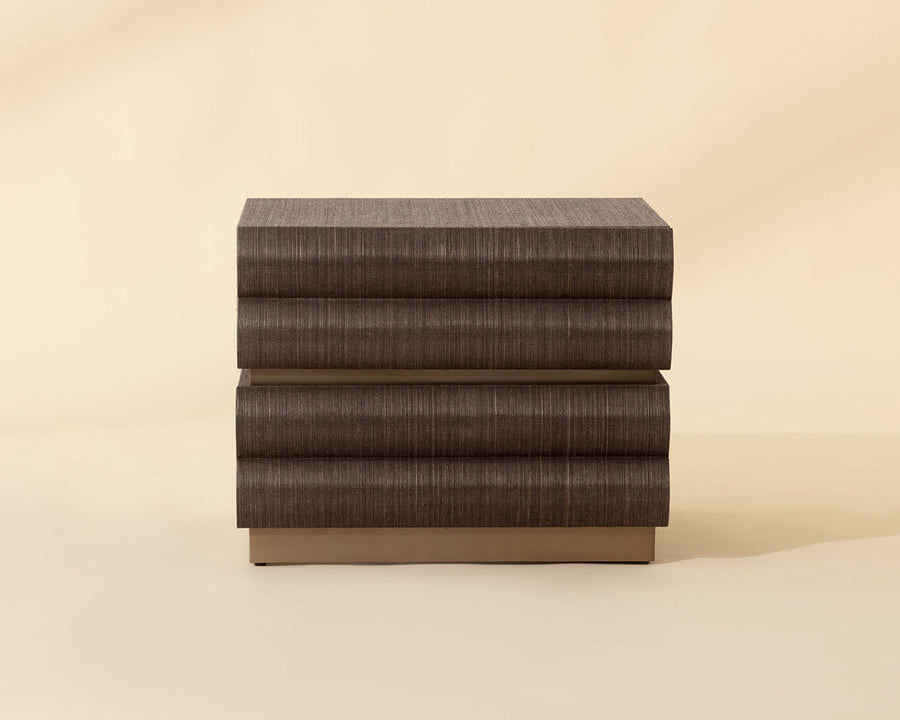 Subira Nightstand-Brown