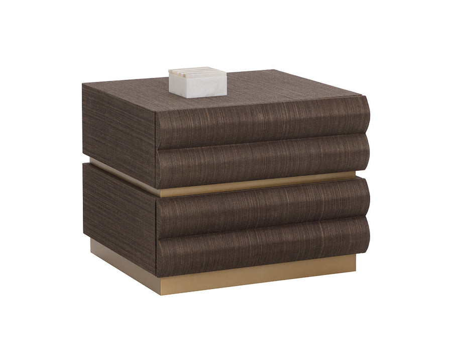 Subira Nightstand-Brown