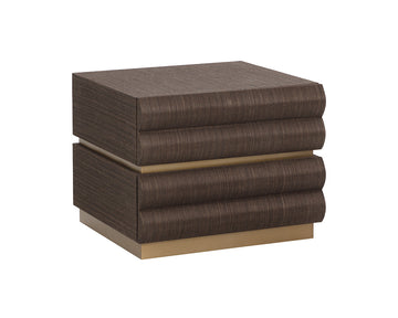 Subira Nightstand-Brown