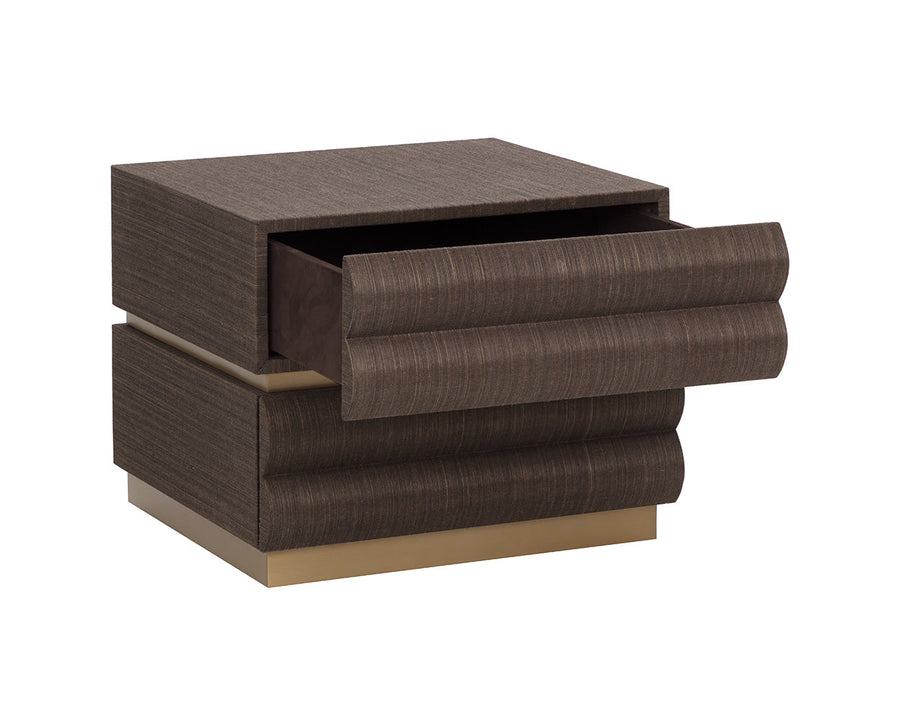 Subira Nightstand-Brown