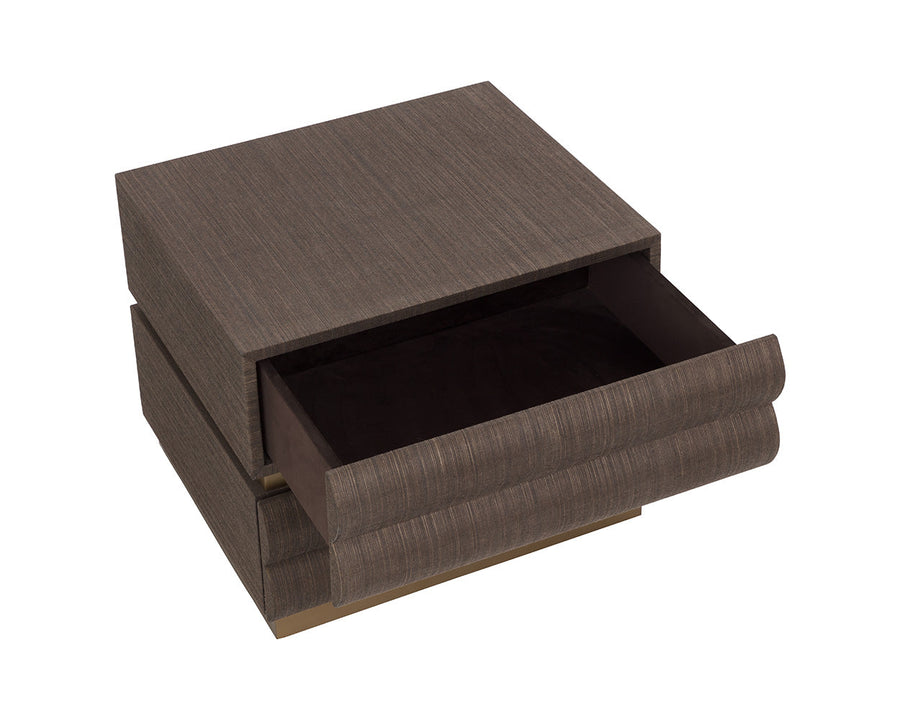 Subira Nightstand-Brown