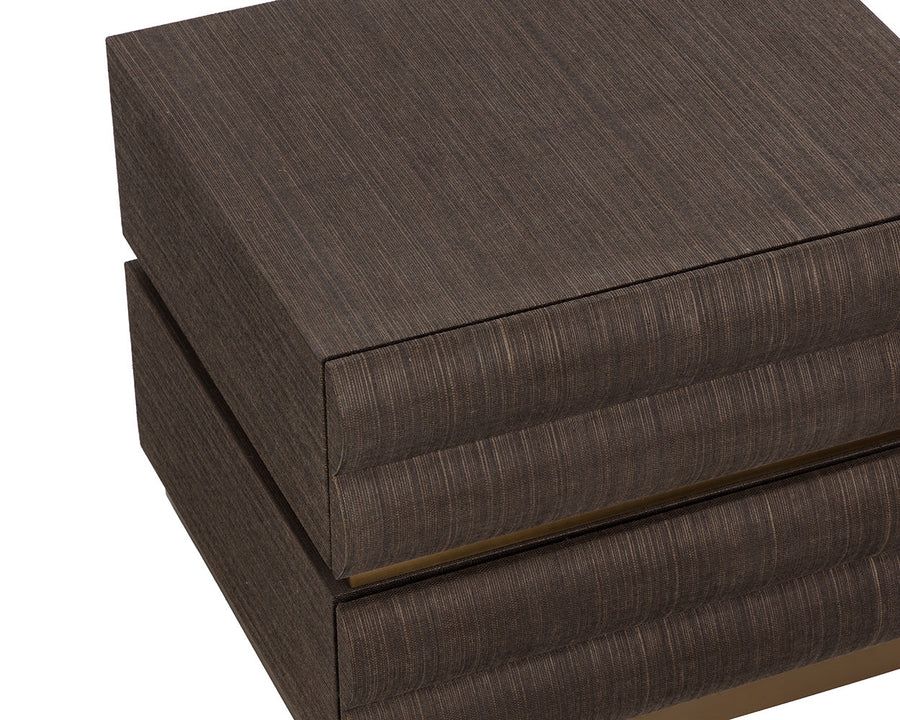 Subira Nightstand-Brown