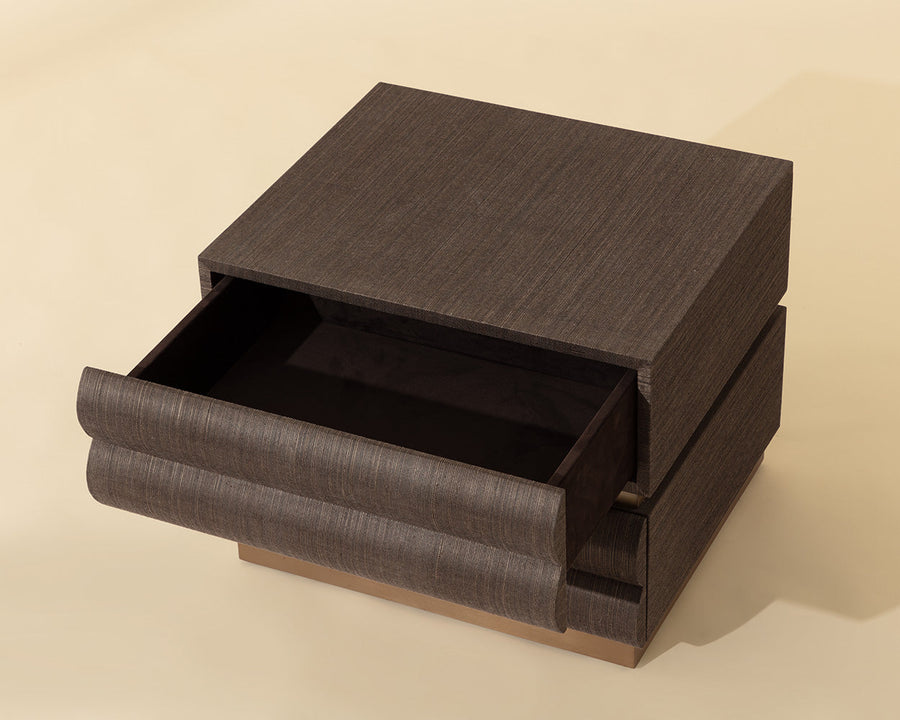 Subira Nightstand-Brown