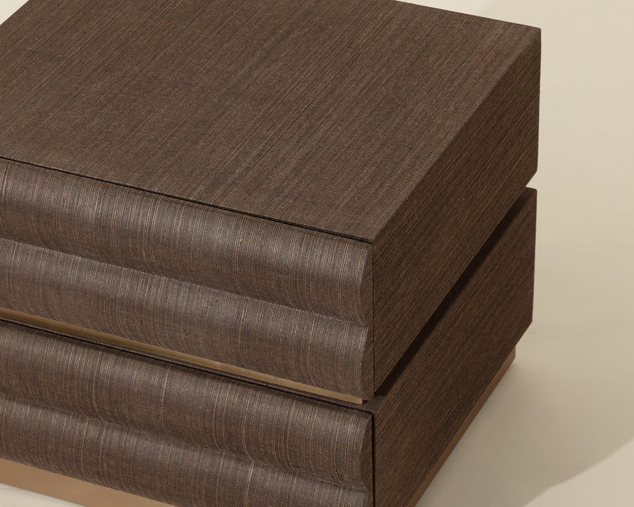 Subira Nightstand-Brown