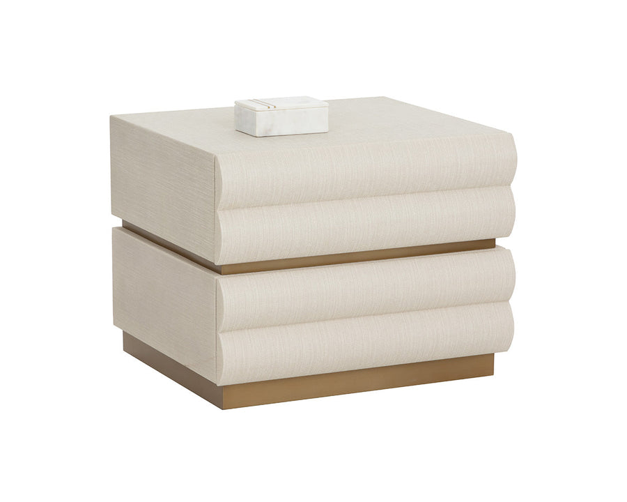 Subira Nightstand-Cream