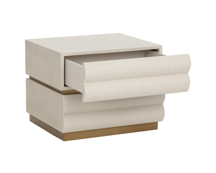 Subira Nightstand-Cream