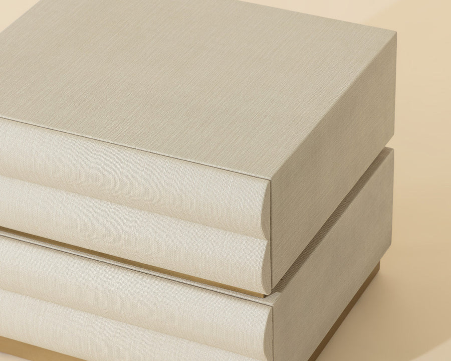 Subira Nightstand-Cream