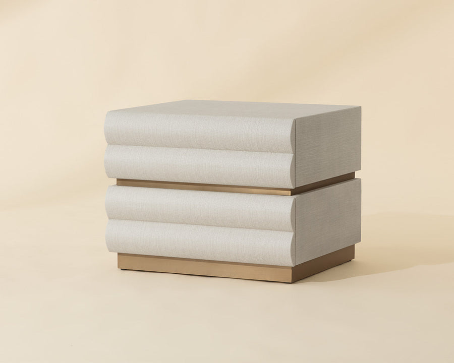 Subira Nightstand-Cream