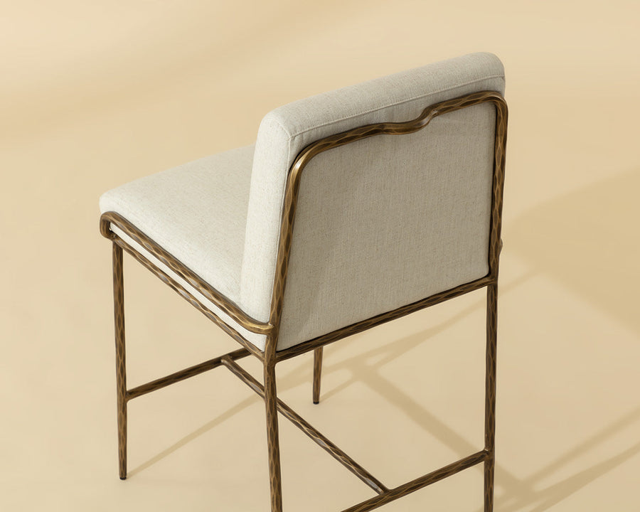 Lathan Counter Stool-Geralt Linen