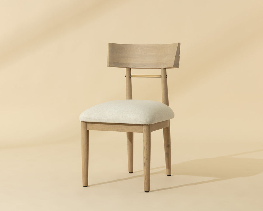 Florian Dining Chair - Light Oak- Set of 2