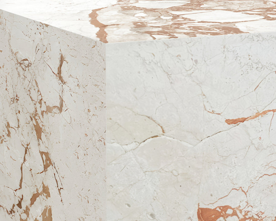 Laros End Table-Cream