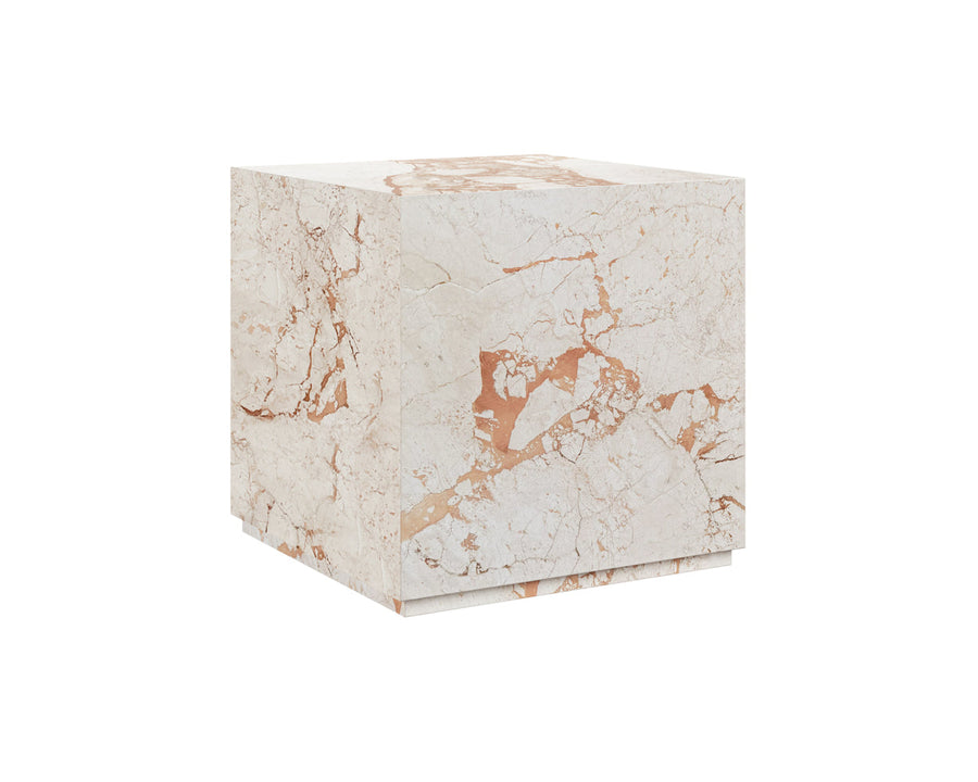 Laros End Table-Cream