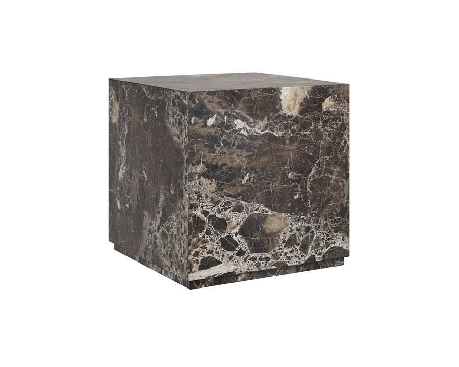 Laros End Table-Brown