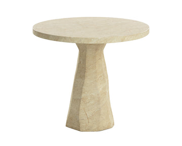 Kliff Bistro Table - Travertine Look - 34