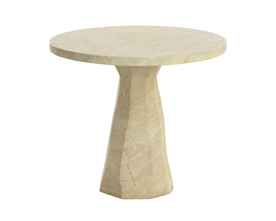 Kliff Bistro Table - Travertine Look - 34