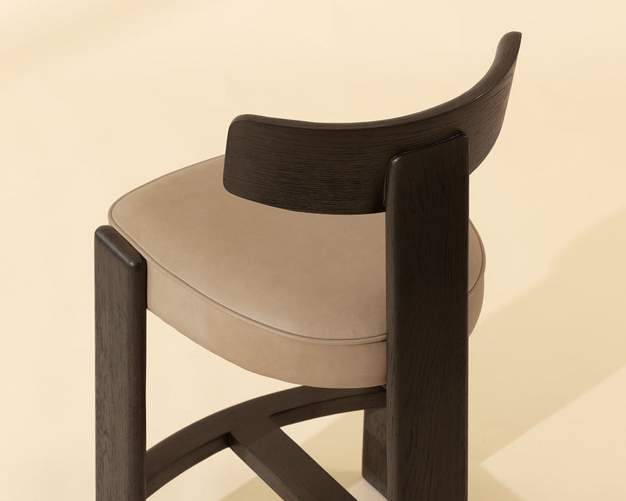Horton Counter Stool - Dark Brown